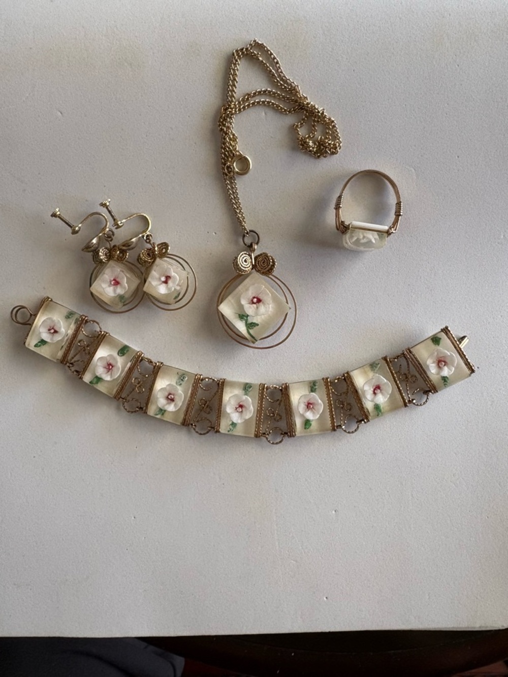 1940’s Reverse Carved Lucite